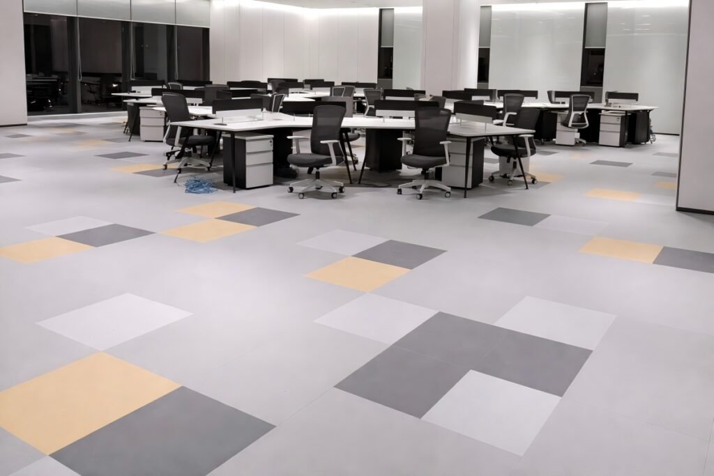 Bulk supply 600x600 LVT tile flooring for commercial office project